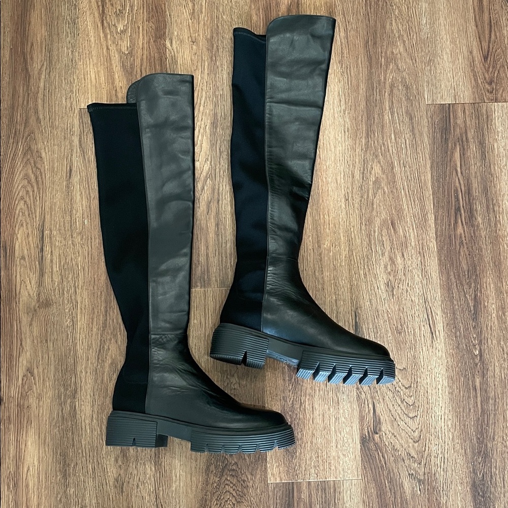 New Stuart Weitzman 5050 SoHo Over The Knee Boots - Picture 2 of 7